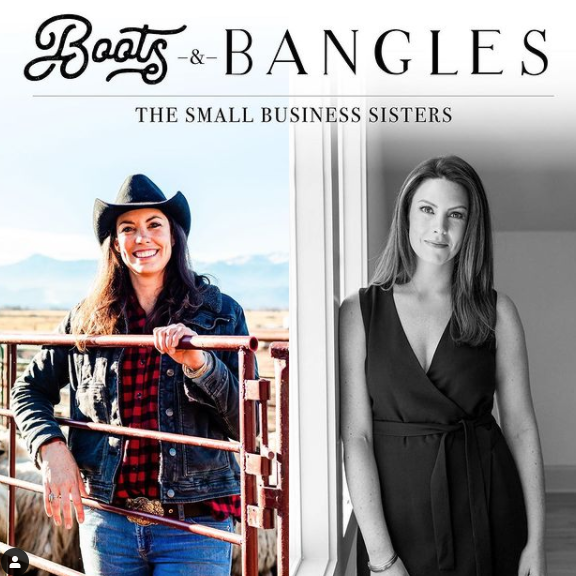 Boots and Bangles Podcast Cover Image - the Business Sister