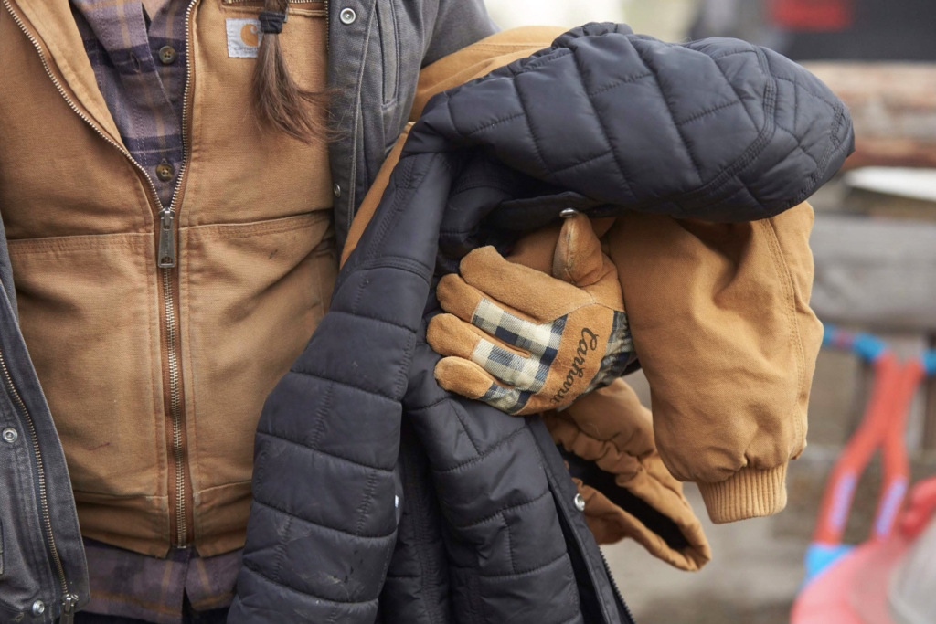 Relaxed Fit Washed Duck Sherpa-Lined Jacket - Stampede Tack